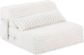 Tiita Folding Sofa Bed Twin Size, Convertible Sleeper Chair Mattress by TiitaHome