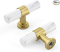 Rergy Cabinet Handles Marble Drawer Pulls and Knobs, T-Bar Hardware by Rergy