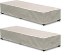 Outdoor Chaise Lounge Cover 2 Pack Patio Lounge Chair Covers Waterproof 600D by GoldenRaindrop