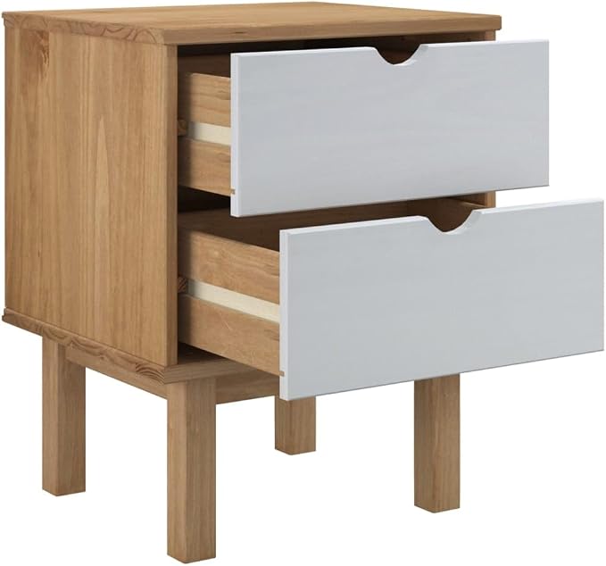 Scandinavian Style Bedside Cabinet Nightstand - Image 5