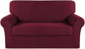 Turquoize Stretch Sofa Slipcover 2 Pieces Sofa Cover Couch Cover by Turquoize