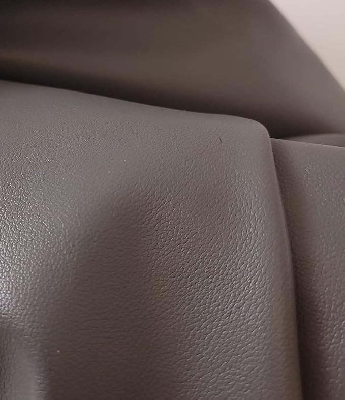 NAT Leathers | Gray Soft Faux Vegan Leather PU {Peta Approved Vegan} | 5 Yards - Image 5