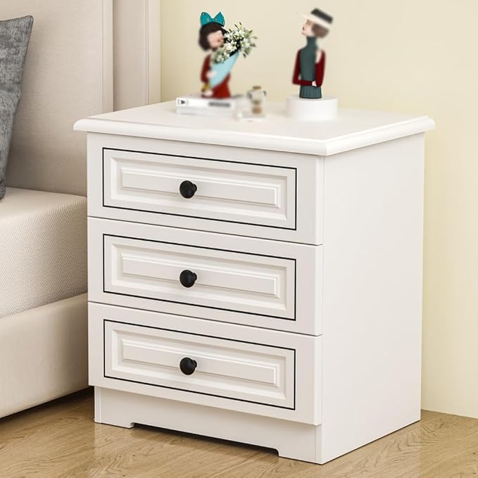 Snack Table Light Luxury Solid Wood Bedside Table, Simple Home Storage Cabinet - Image 6