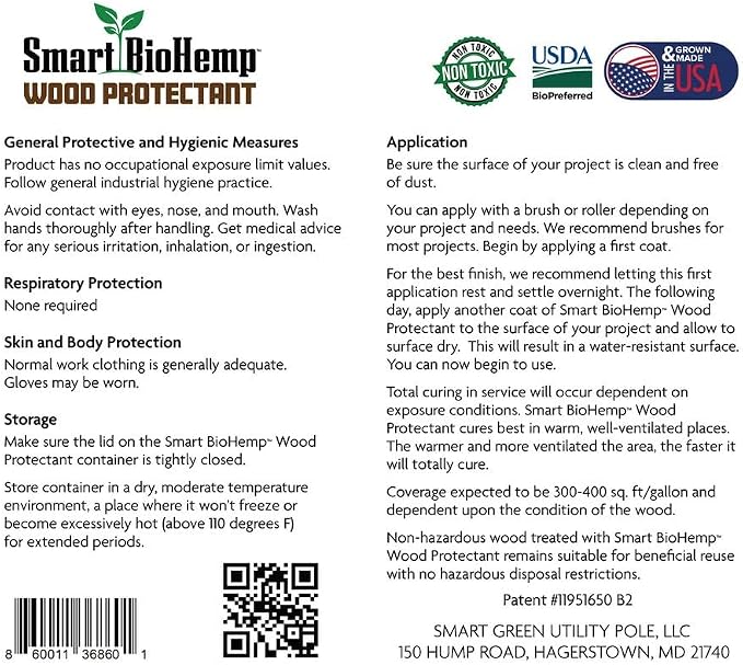 Plant-Powered 1-Quart Protectant, Protects Wood from Water & UV Rays, - Image 2