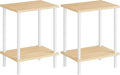 HOOBRO End Tables Set of 2, Small Side Table, Nightstand by HOOBRO