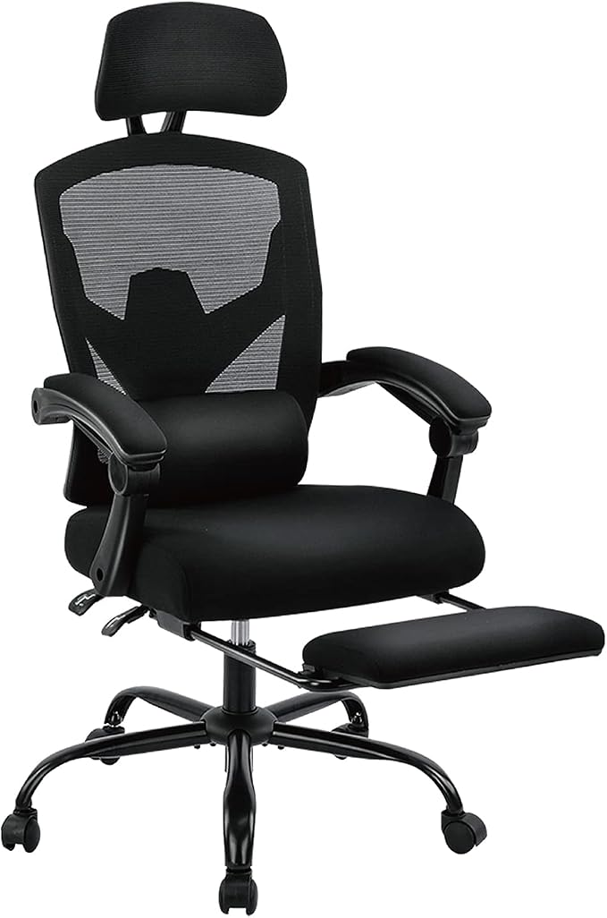 Sweetcrispy Office Computer Desk Chair, Ergonomic High-Back Mesh Rolling Work by Sweetcrispy
