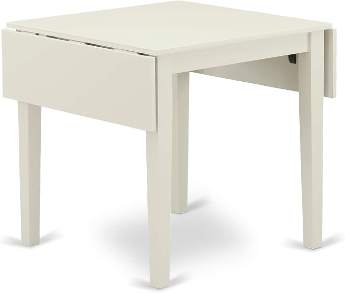 East West Furniture NDVA5-LWH-W 5 Piece Dining Table Set - Image 5