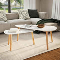 Scandinavian Style Coffee Table Set of 2 by Unknown