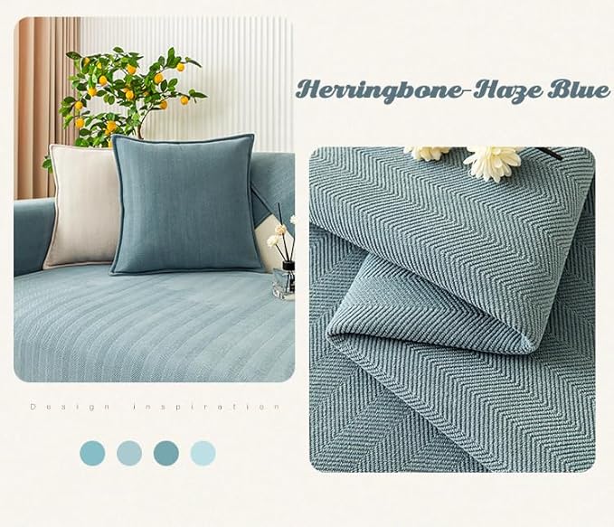 Funny Fuzzy Couch Cover, Chenille Couch Furniture Protector, Non Slip Sofa - Image 5
