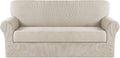 Turquoize Stretch Sofa Slipcover 2 Pieces Sofa Cover Couch Cover by Turquoize