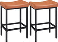 HOOBRO Bar Stools, Counter Height Stools, Saddle Barstools by HOOBRO