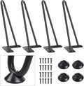 SMARTSTANDARD 10 Inch Heavy Duty Hairpin Furniture Legs, Metal Home DIY Projects by SMARTSTANDARD