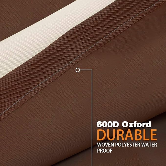 VAILGE Heavy Duty Patio Sofa Cover, 100% Waterproof Outdoor Sofa Cover - Image 4