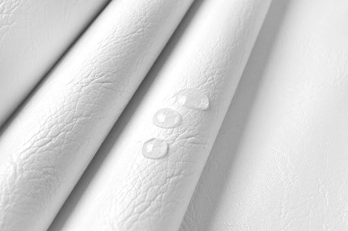 Wento Thick 2 Yard Faux Leather Fabric Soft Skin Grain PU Leather Fabric - Image 6