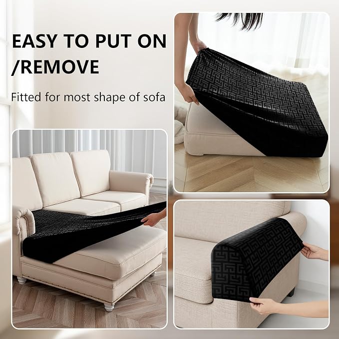 UNBBRRL Stretch Couch Armrest Covers - Image 4