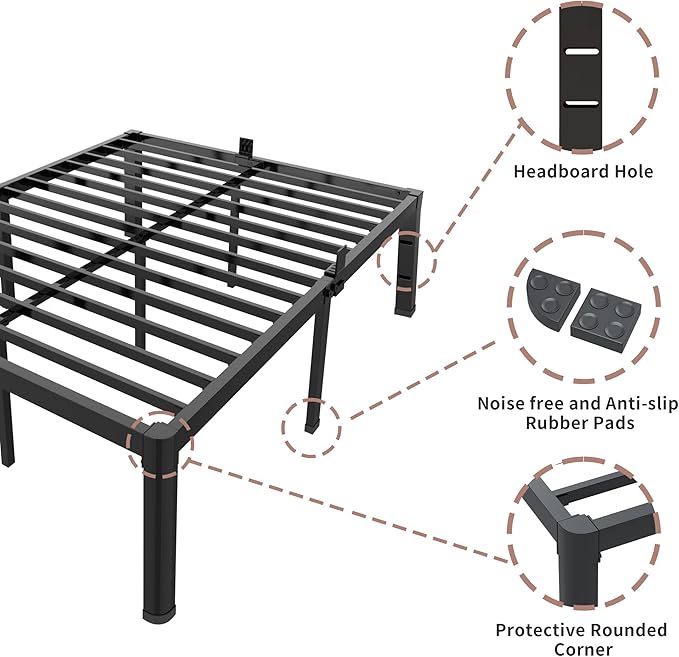 ROIL 14 inch Twin Bed Frames - Image 6