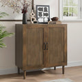 Kiasthome Buffet Cabinet with Wavy Fluted Doors, Sideboard Storage Cabinet with by KiasthomeModernFurniture