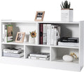 Tangkula 5 Cube Bookcase, 2 Tier Wooden Storage Open Bookshelf, Kid's Playroom by TANGKULA