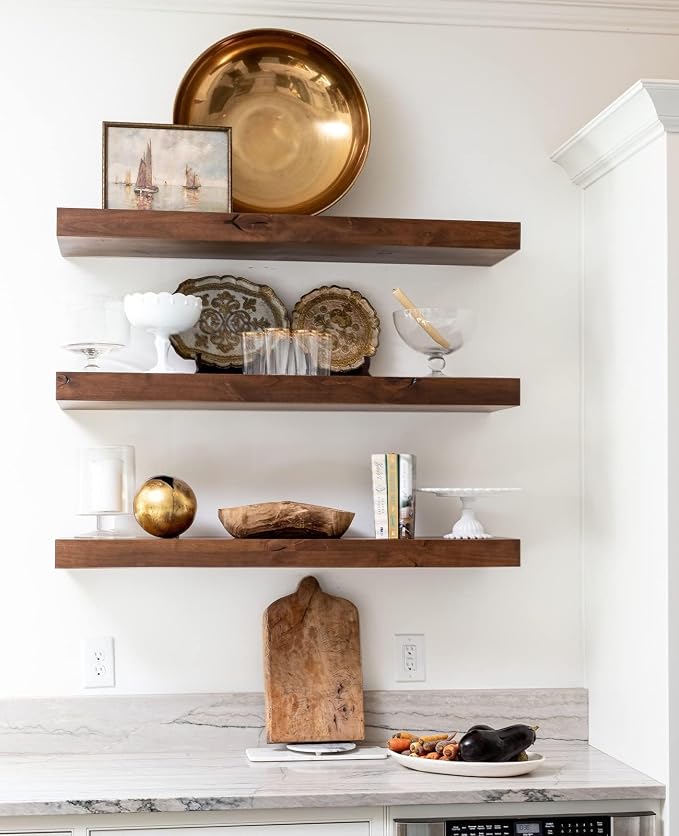 LEOPO 12-Pack 6 inch Floating Shelf Brackets, Hidden Shelf Bracket - Image 7