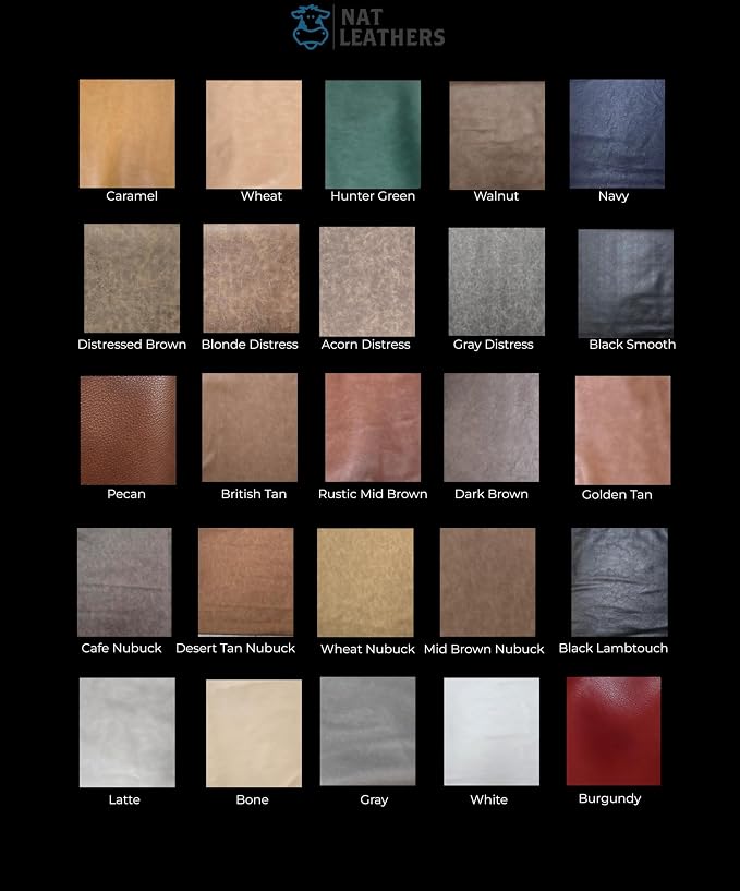 Golden Tan Soft Faux Leather Fabric Sheet PU Leather Sold by The Yard Synthetic - Image 3