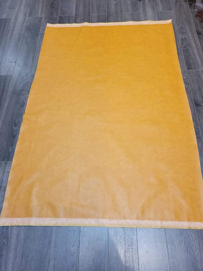 Caramel Light Tan Soft Faux Vegan PU Leather Sheet Fabric by The Yard Synthetic - Image 7
