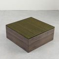 EMOOR Tatami-Top Cardboard Square Low Bench 28x28in 2-Piece Set, Koagari Easy by EMOOR