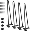 SMARTSTANDARD 14 Inch Heavy Duty Hairpin Furniture Legs, Metal Home DIY Projects by SMARTSTANDARD