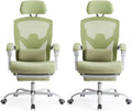 Sweetcrispy Office Computer Desk Chair Set of 2, Ergonomic High-Back Mesh by Sweetcrispy