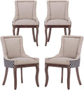 Modern Dining Chairs Set of 4, High Back Dining Chairs Side Chairs by MZDOO