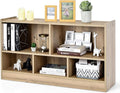 Tangkula 5 Cube Bookcase, 2 Tier Wooden Storage Open Bookshelf, Kid's Playroom by TANGKULA