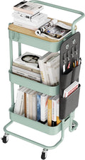 DTK 3 Tier Metal Utility Rolling Cart by DTK