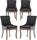Modern Dining Chairs Set of 4, High Back Dining Chairs Side Chairs by MZDOO