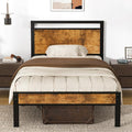Z-hom Upgraded Twin Bed Frames, Heavy Duty Metal Sturdy Bed Frame Twin Size by Z-HOM