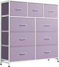 WLIVE 9 Drawer Dresser, Fabric Storage Tower by WLIVE