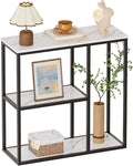 WOHOMO Console Table, 12 Inch Narrow Entryway Table by WOHOMO