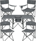Camping Chair Set of 3, Outdoor Folding Camping Chairs by CAMPHILL