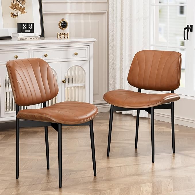 YaFiti Dining Chairs Set of 2, Dining Room and Kitchen Chairs, Mid Century by YaFiti