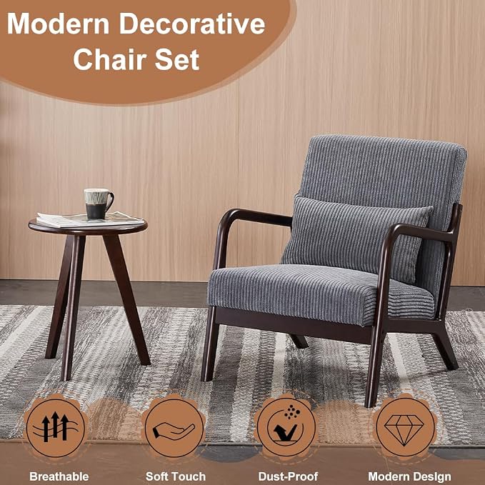 Mid-Century Modern Accent Chair - Image 3