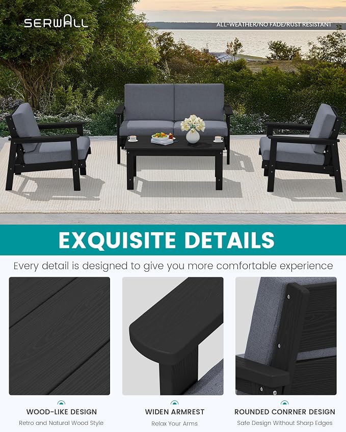 SERWALL HDPE Outdoor Couch - Image 4
