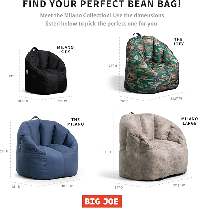 Big Joe Milano Beanbag Chair - Image 9