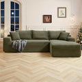 108 Inch Cloud Sectional Couch, Modern Modular Sectional Sofa by HANXIN
