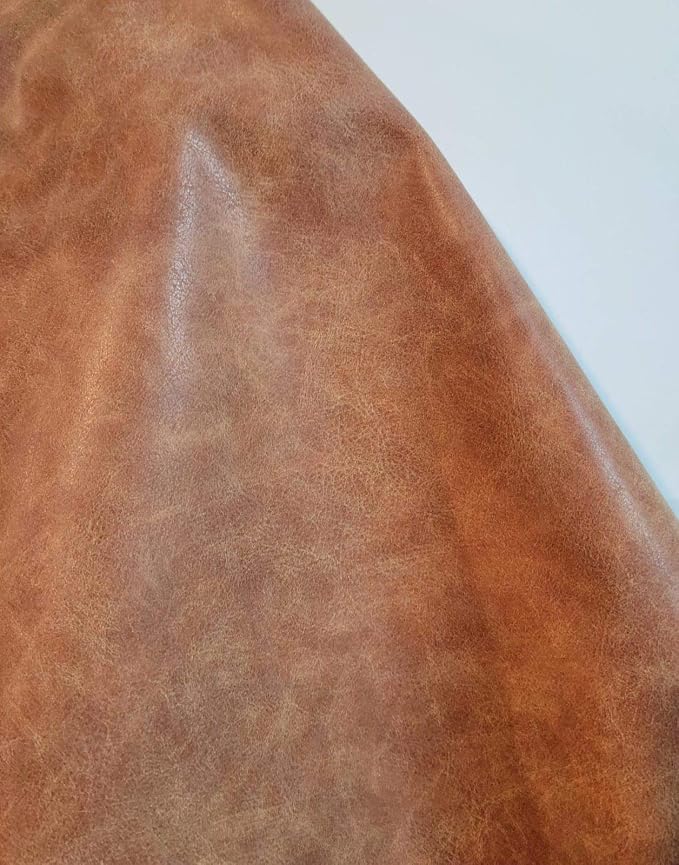 NAT Leathers, Blonde Distress Soft Faux Vegan Leather PU {Peta Approved Vegan} - Image 6