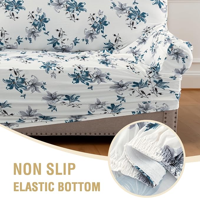 H.VERSAILTEX Floral Pattern Slip Covers - Image 7
