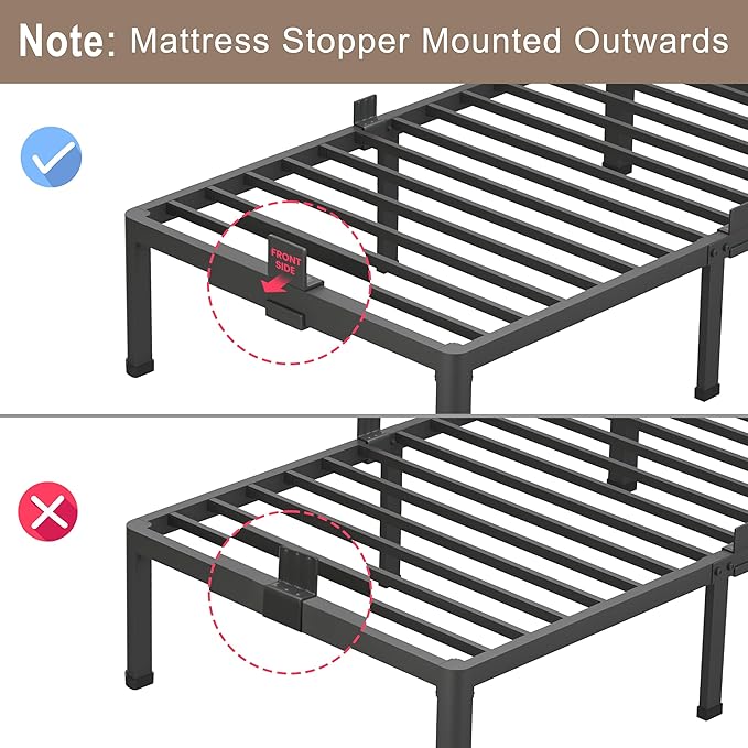 ROIL 7 inch Twin Bed Frames - Image 6