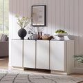 66" Large Sideboard Buffet Cabinet by JXQLINGMUFurniture