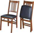 MECO Stakmore True Mission Wooden Folding Chairs by Stakmore