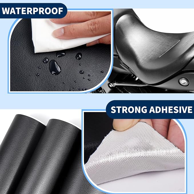 Kangshoon Leather Repair Patches, 17X79 Inch Self-Adhesive Leather Repair Tape - Image 5