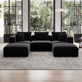 Avenco 106.2” U-Shaped Modular Sectional Sofa Couch by Avenco