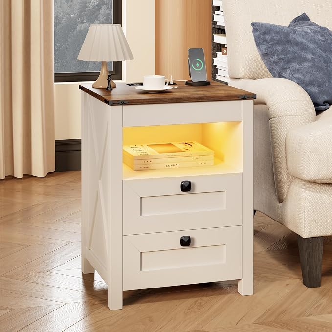 HWB LED Nightstand Set of 2 - Image 2