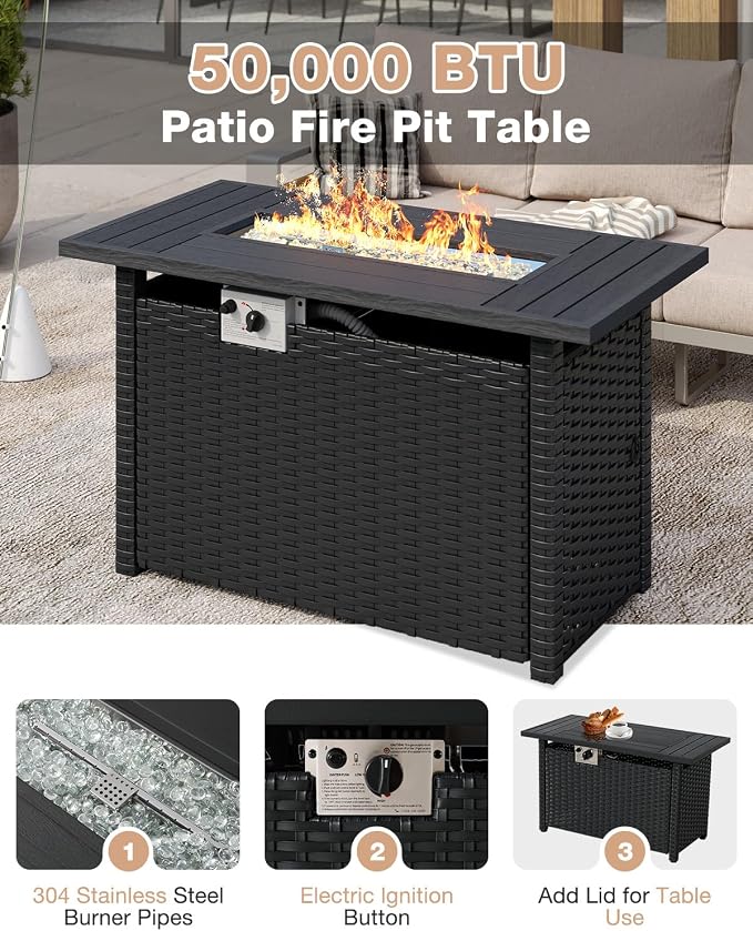 Aoxun Aluminum Patio Furniture Set - Image 5